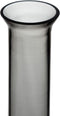 Vaas Grijs Glas 12 x 12 x 33 cm