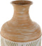 Vaas Home ESPRIT Groen Beige Natuurlijk Metaal Tropisch 18 x 18 x 66 cm
