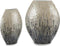 Vaas Hout Grijs Parelmoer DM (18 x 44,5 x 40 cm)