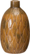 Vaas Keramisch 17 x 17 x 30 cm Mosterd
