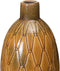Vaas Keramisch 17 x 17 x 35 cm Mosterd