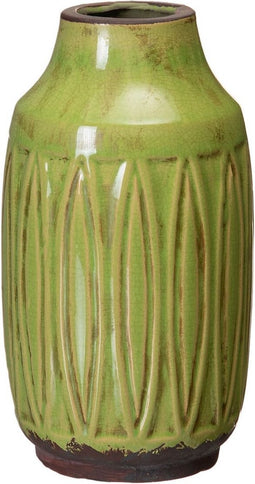 Vaas Keramisch Pistache 15 x 15 x 27,5 cm
