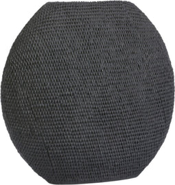 Vaas Mashaba S Zwart - Polyresin Mat Zwart - 30x28x12cm (hxbxd) - Light & Living