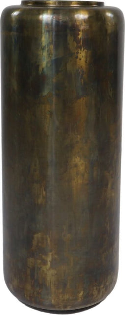 Vaas Salerno medium - ø26x65 - Messing antiek goud - Metaal