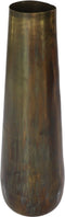 Vaas Siena Large - ø26x80 - Messing antiek goud - Metaal