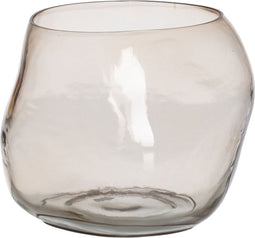 Vaas Taupe Kristal 18 x 18 x 14,5 cm