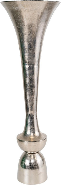Vaas Trompe metaal zilver ø25-5x78cm