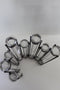 Vaas Tube Mat Zwart 33.5x3x39cm