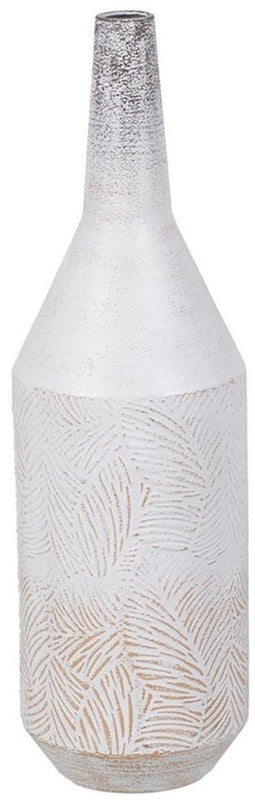 Vaas Wit Ijzer 15 x 15 x 50,5 cm