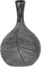 Vaas Wit Zwart Polyresin 27 x 12 x 43 cm