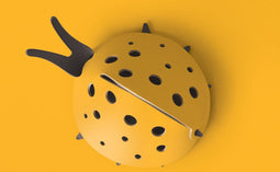 Vacavaliente - Amigos Bureau Organiser Lieveheersbeestje - Gerecycled Leer - Geel