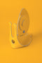 Vacavaliente - Amigos Bureau Organiser Slak - Gerecycled Leer - Geel