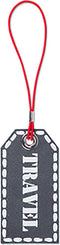 Vacavaliente - Bagage Label (by Paola Navone) - Gerecycled Leer - Grijs