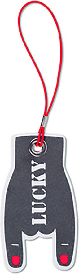 Vacavaliente - Bagage Label (by Paola Navone) - Gerecycled Leer - Grijs