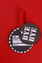 Vacavaliente - Bagage Label (by Paola Navone) - Gerecycled Leer - Grijs