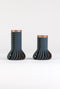 Vacavaliente - Chef Peper- en Zout Set (by Christian Mohaded) - Gerecycled Leer - Blauw