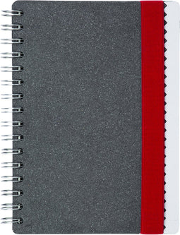 Vacavaliente - Notitieboek A5 (by Paola Navone) - Gerecycled Leer - Grijs