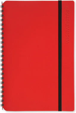 Vacavaliente - Notitieboek A5 - Gerecycled Leer - Rood
