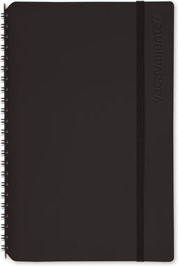 Vacavaliente - Notitieboek A5 - Gerecycled Leer - Zwart