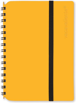 Vacavaliente - Notitieboek A6 - Gerecycled Leer - Geel
