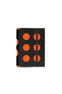 Vacavaliente - Notitieboek A6 Multi Dots - Gerecycled Leer - Oranje