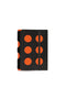 Vacavaliente - Notitieboek A6 Multi Dots - Gerecycled Leer - Oranje