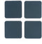Vacavaliente - Onderzetter set 4 stuks- Blauw Petrol - 10 x 10cm