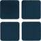 Vacavaliente - Onderzetter set 4 stuks- Blauw Petrol - 10 x 10cm