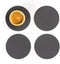 Vacavaliente - Onderzetter - Set 4 stuks - Grijs - 10cm