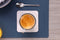 Vacavaliente - Onderzetter - Set 4 stuks - Petrol Blauw - 10cm