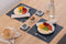 Vacavaliente - Onderzetter - Set 4 stuks - Petrol Blauw - 10cm