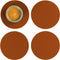 Vacavaliente - Onderzetter - Set 4 stuks - Tile Bruin - 10cm