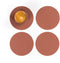 Vacavaliente - Onderzetter - Set 4 stuks - Tile Bruin - 10cm