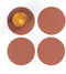 Vacavaliente - Onderzetter - Set 4 stuks - Tile Bruin - 10cm