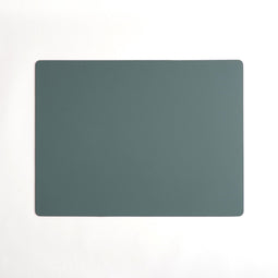 Vacavaliente Placemat and Coasters Rechthoek Placemat - Recycled Leer - 40x30 cm - Eucalyptus