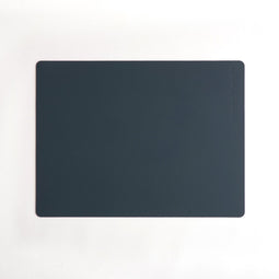 Vacavaliente Placemat and Coasters Rechthoek Placemat - Recycled Leer - 40x30 cm - Blauw Petrol