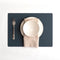 Vacavaliente Placemat and Coasters Rechthoek Placemat - Recycled Leer - 40x30 cm - Blauw Petrol