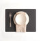 Vacavaliente Placemat and Coasters Rechthoek Placemat - Recycled Leer - 40x30 cm - Donkergrijs