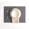 Vacavaliente Placemat & Coasters Rechthoek Placemat - Recycled Leer - 40x30 cm - Grijs