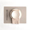 Vacavaliente Placemat & Coasters Rechthoek Placemat - Recycled Leer - 40x30 cm - Grijs