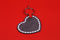 Vacavaliente - Sleutelhanger Hart (by Paola Navone) - Gerecycled Leer - Grijs