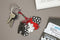 Vacavaliente - Sleutelhanger Lucky (by Paola Navone) - Gerecycled Leer - Grijs