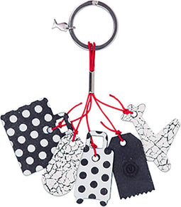 Vacavaliente - Sleutelhanger Travel (by Paola Navone) - Gerecycled Leer - Grijs