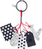 Vacavaliente - Sleutelhanger Travel (by Paola Navone) - Gerecycled Leer - Grijs