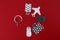 Vacavaliente - Sleutelhanger Travel (by Paola Navone) - Gerecycled Leer - Grijs