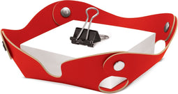 Vacavaliente - Studio Bureau Organiser - Gerecycled Leer - Rood
