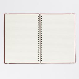 Vacavaliente - Studio Notitieboek A4 - Gerecycled Leer - Bruin