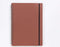 Vacavaliente - Studio Notitieboek A4 - Gerecycled Leer - Bruin