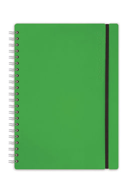 Vacavaliente - Studio Notitieboek A4 - Gerecycled Leer - Groen