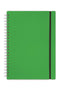 Vacavaliente - Studio Notitieboek A4 - Gerecycled Leer - Groen